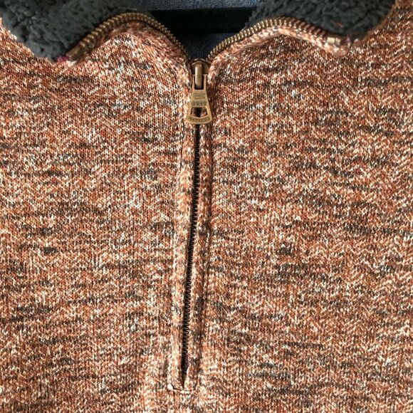 Weatherproof Vintage Quarter Zip Fur Collar Pullover Size XL - Picture 3 of 8